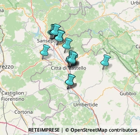Mappa Via Giacomo Leopardi, 06012 Città di Castello PG, Italia (9.244)