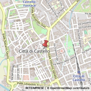 Mappa Viale Antonio Gramsci, 5, 06012 Città di Castello, Perugia (Umbria)