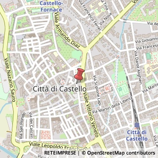 Mappa Viale Antonio Gramsci,  3, 06012 Città di Castello, Perugia (Umbria)
