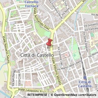 Mappa Viale Antonio Gramsci, 2, 06012 Città di Castello, Perugia (Umbria)