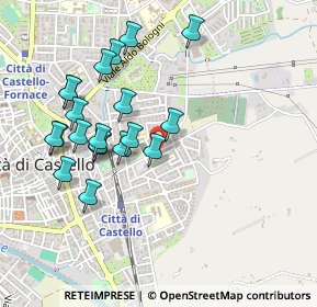 Mappa Via Sant'Amanzio, 06012 Città di Castello PG, Italia (0.4905)