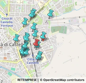 Mappa Via Sant'Amanzio, 06012 Città di Castello PG, Italia (0.467)