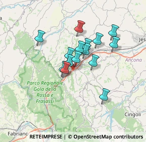 Mappa Via Cesare Pavese, 60048 Serra San Quirico AN, Italia (5.23733)