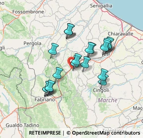 Mappa Via Cesare Pavese, 60048 Serra San Quirico AN, Italia (12.4525)
