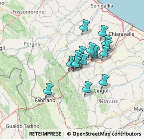 Mappa Via Cesare Pavese, 60048 Serra San Quirico AN, Italia (9.94353)