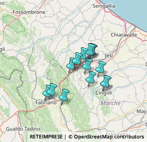 Mappa Via Cesare Pavese, 60048 Serra San Quirico AN, Italia (9.99286)