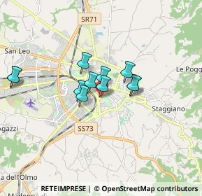 Mappa Via XXV Aprile, 52100 Arezzo AR, Italia (1.34091)