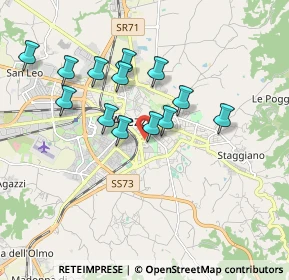 Mappa Via XXV Aprile, 52100 Arezzo AR, Italia (1.64923)