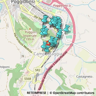 Mappa Via Sotto la Fortezza, 53036 Poggibonsi SI, Italia (0.36923)