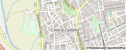Mappa Città di Castello