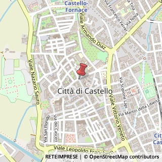 Mappa Via Mario Angeloni, 5, 06012 Città di Castello, Perugia (Umbria)