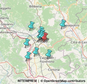 Mappa Via Tiziano, 52100 Arezzo AR, Italia (8.38769)