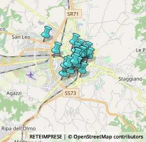 Mappa Via Monte Grappa, 52100 Arezzo AR, Italia (0.7245)