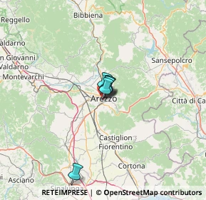 Mappa Via Monte Grappa, 52100 Arezzo AR, Italia (41.584)