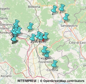 Mappa Via Tommaso Sgricci, 52100 Arezzo AR, Italia (17.1705)