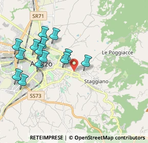 Mappa Via Tommaso Sgricci, 52100 Arezzo AR, Italia (2.09)