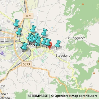 Mappa Via Tommaso Sgricci, 52100 Arezzo AR, Italia (1.71529)