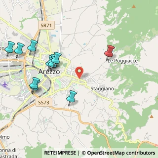 Mappa Via A. Signorini, 52100 Arezzo AR, Italia (2.42182)