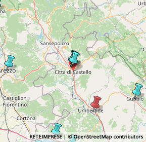 Mappa Via Cerboni, 06012 Città di Castello PG, Italia (29.33429)