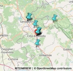 Mappa Via Mario Angeloni, 06012 Città di Castello PG, Italia (6.89333)