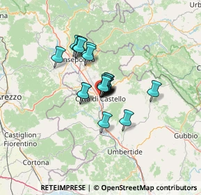 Mappa Via Cerboni, 06012 Città di Castello PG, Italia (7.9045)