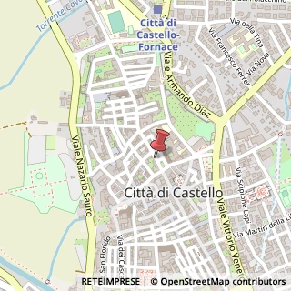 Mappa Via Mario Angeloni, 8/a, 06012 Città di Castello, Perugia (Umbria)
