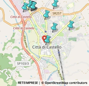 Mappa Via Cerboni, 06012 Città di Castello PG, Italia (1.28)