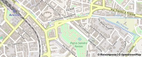 Mappa Arezzo