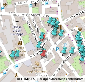 Mappa Via del Paradiso, 06012 Città di Castello PG, Italia (0.06429)