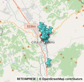 Mappa Via del Paradiso, 06012 Città di Castello PG, Italia (1.30545)