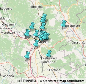 Mappa Viale Michelangelo, 52100 Arezzo AR, Italia (8.59842)