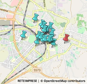 Mappa Viale Michelangelo, 52100 Arezzo AR, Italia (0.4425)