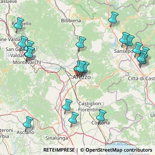 Mappa Via Francesco Meattini, 52100 Arezzo AR, Italia (22.294)