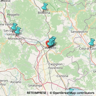 Mappa Via Antonio Pizzuto, 52100 Arezzo AR, Italia (36.6585)