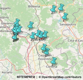 Mappa Via Ristoro D'Arezzo, 52100 Arezzo AR, Italia (16.7165)