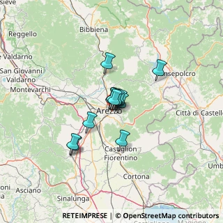 Mappa Via Ristoro D'Arezzo, 52100 Arezzo AR, Italia (7.51923)
