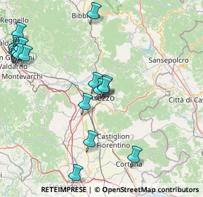 Mappa Via Isonzo, 52100 Arezzo AR, Italia (21.8315)