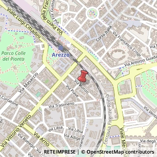 Mappa Via Isonzo, 44, 52100 Arezzo, Arezzo (Toscana)
