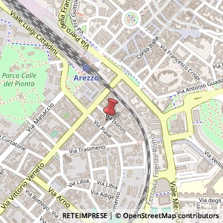 Mappa Via Monte Grappa, 8, 52100 Arezzo, Arezzo (Toscana)