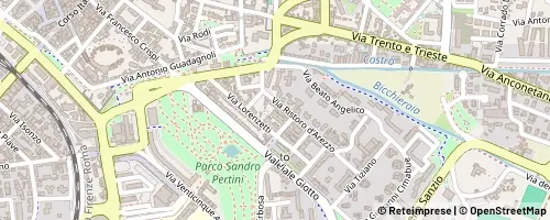 Mappa Arezzo