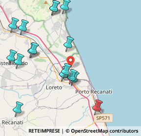 Mappa Via Scossicci, 62017 Porto Recanati MC, Italia (4.98)