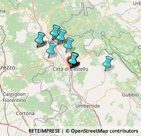 Mappa Via Albizzini, 06012 Città di Castello PG, Italia (9.18)