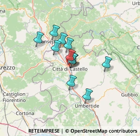 Mappa Via Albizzini, 06012 Città di Castello PG, Italia (9.63727)