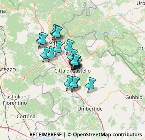 Mappa Via Albizzini, 06012 Città di Castello PG, Italia (8.479)