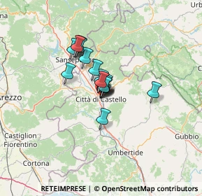 Mappa Via Albizzini, 06012 Città di Castello PG, Italia (7.22941)