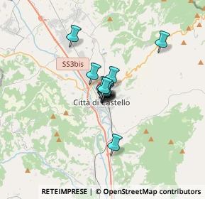 Mappa Via Albizzini, 06012 Città di Castello PG, Italia (1.57917)