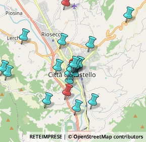 Mappa Via Albizzini, 06012 Città di Castello PG, Italia (1.702)