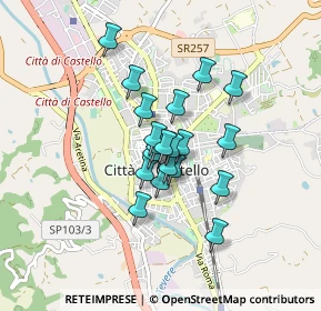 Mappa Via Albizzini, 06012 Città di Castello PG, Italia (0.5955)