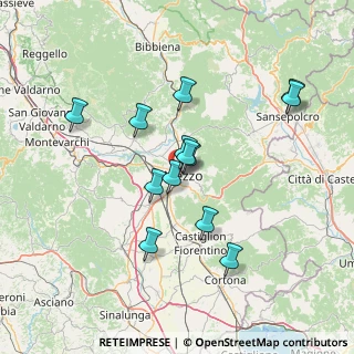 Mappa Via Alcide De Gasperi, 52100 Arezzo AR, Italia (12.95077)