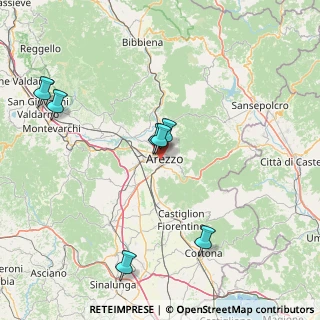 Mappa Via Alcide De Gasperi, 52100 Arezzo AR, Italia (33.84077)